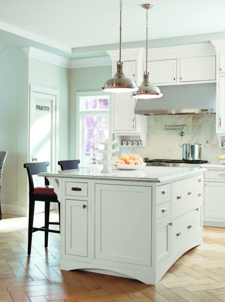 Inset panel ends for inset cabinetry