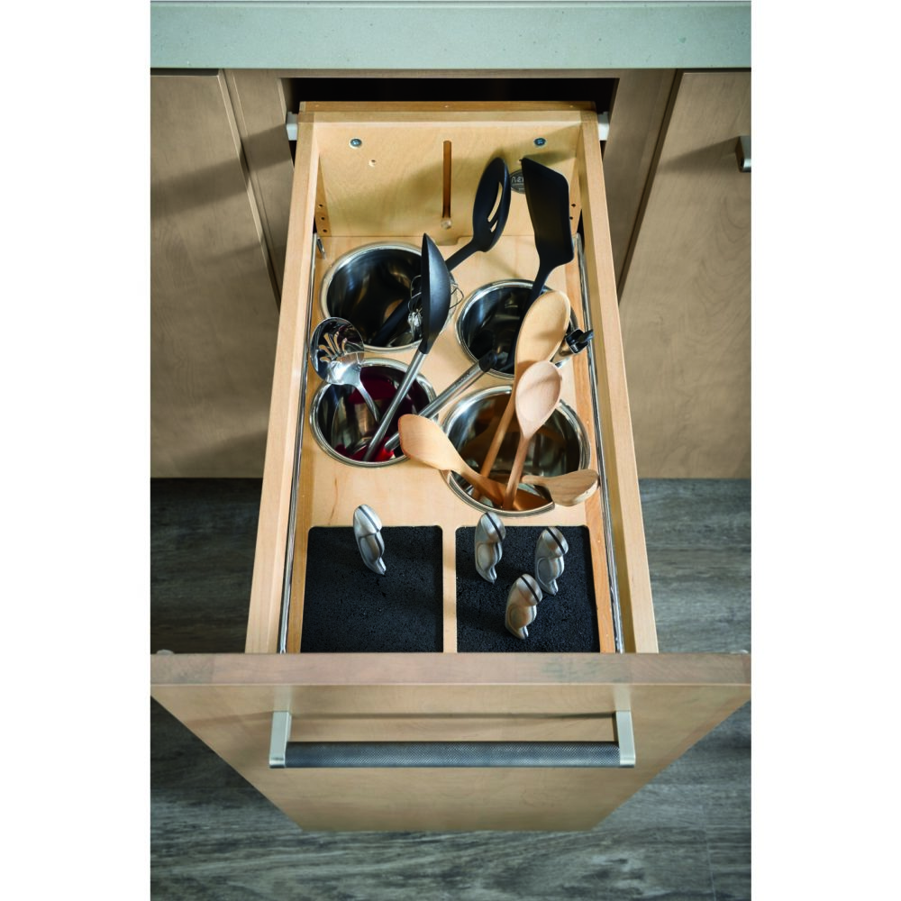 Must-Have Storage- Pull Out Knife Block and Utensil Holder