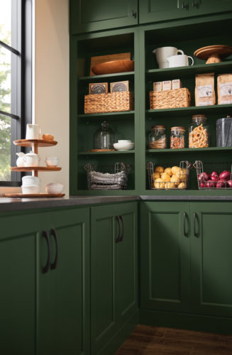 Raw Organic Pantry Cabinet Design