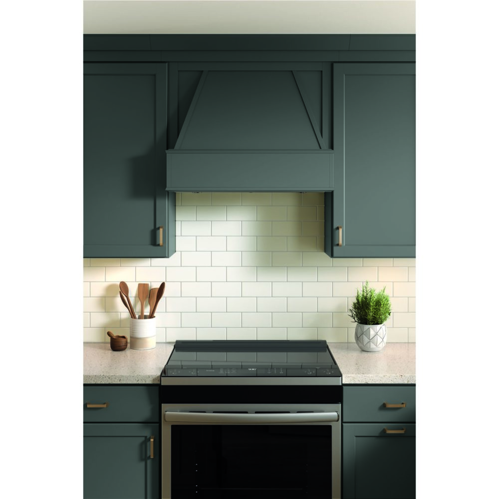 Tapered Wood Kitchen Range Hood