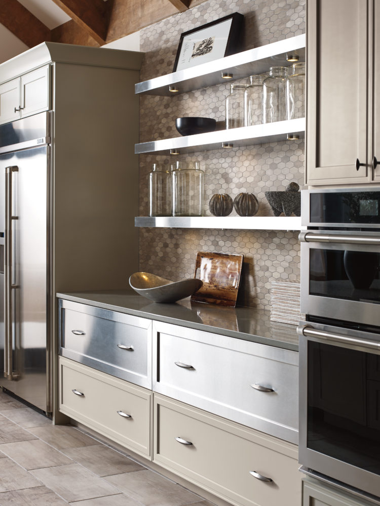 Stainless Steel Floating Shelves