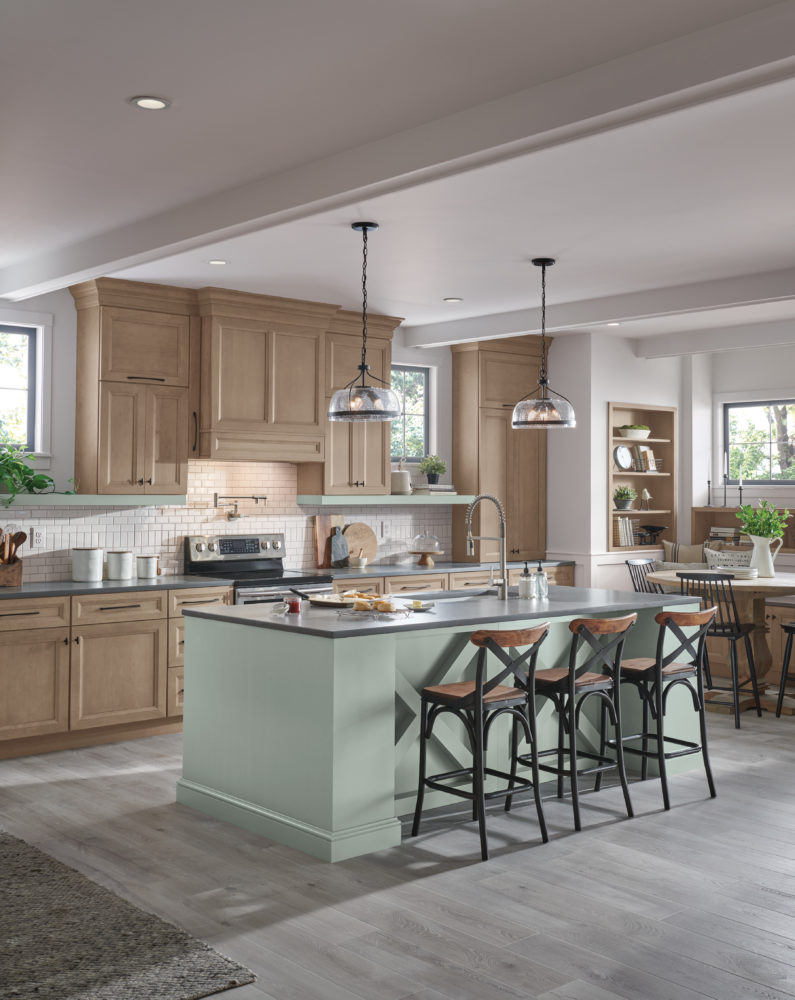 Subtle additions of color add personality into the space.