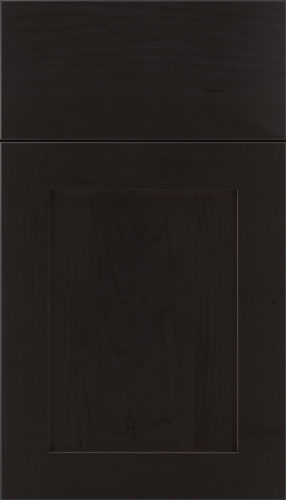 Plymouth Door Style on Maple with Charcoal Cabinet Finish 