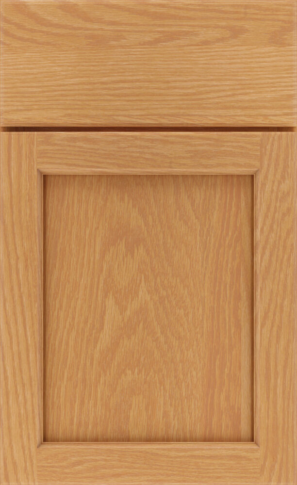 Oak door front