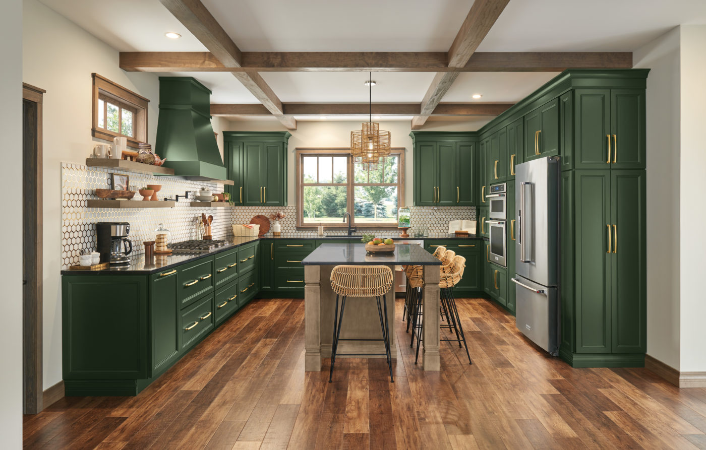 Green Kitchen Cabinetry