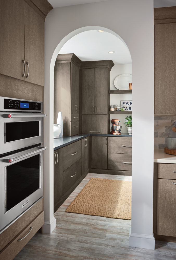 Secondary Prep Space in Kitchen Pantry